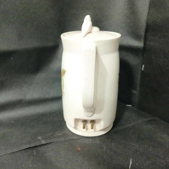 HOT POT Japanese Electric tea /coffee kettle VINTAGE WHISTLE Bird Hand Painted - Picture 8 of 13